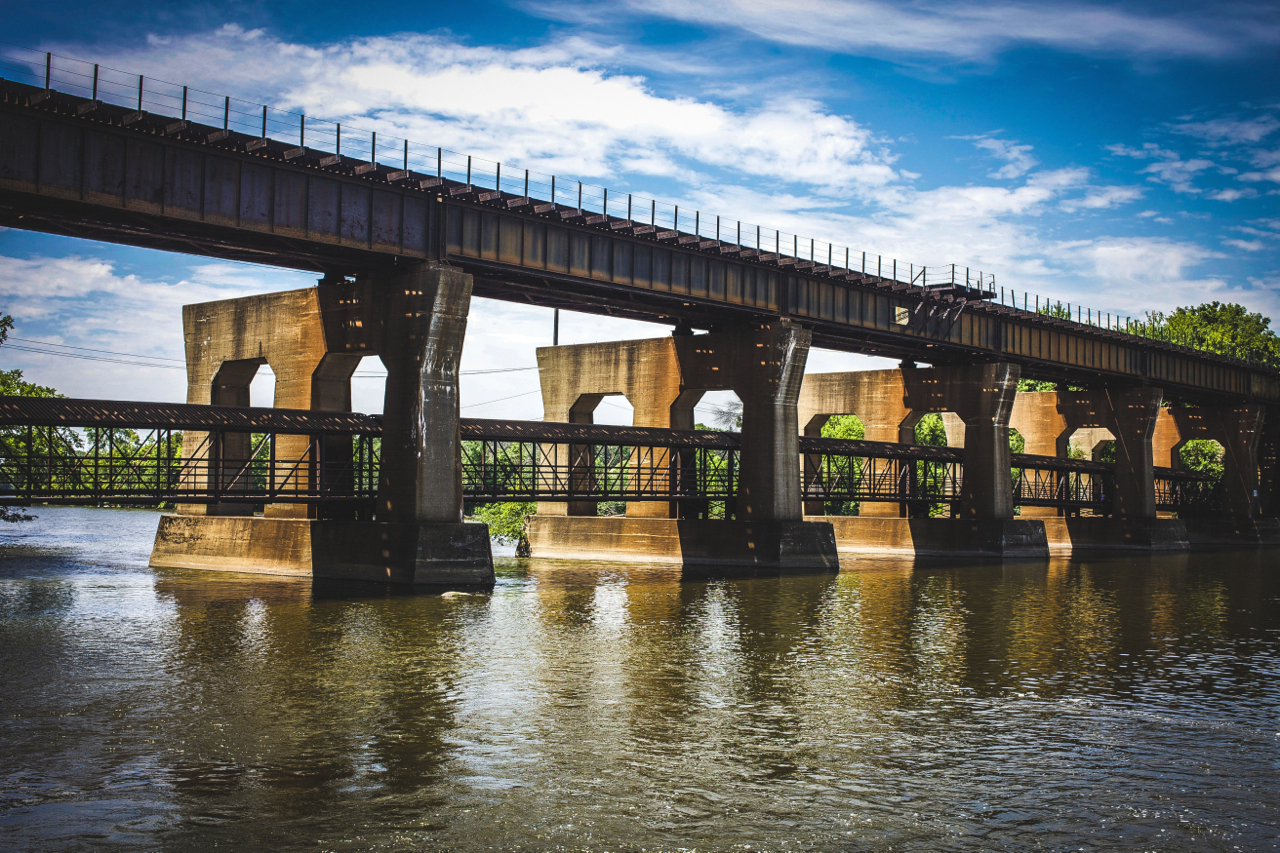 Train Bridge over the Fox - David Jennings